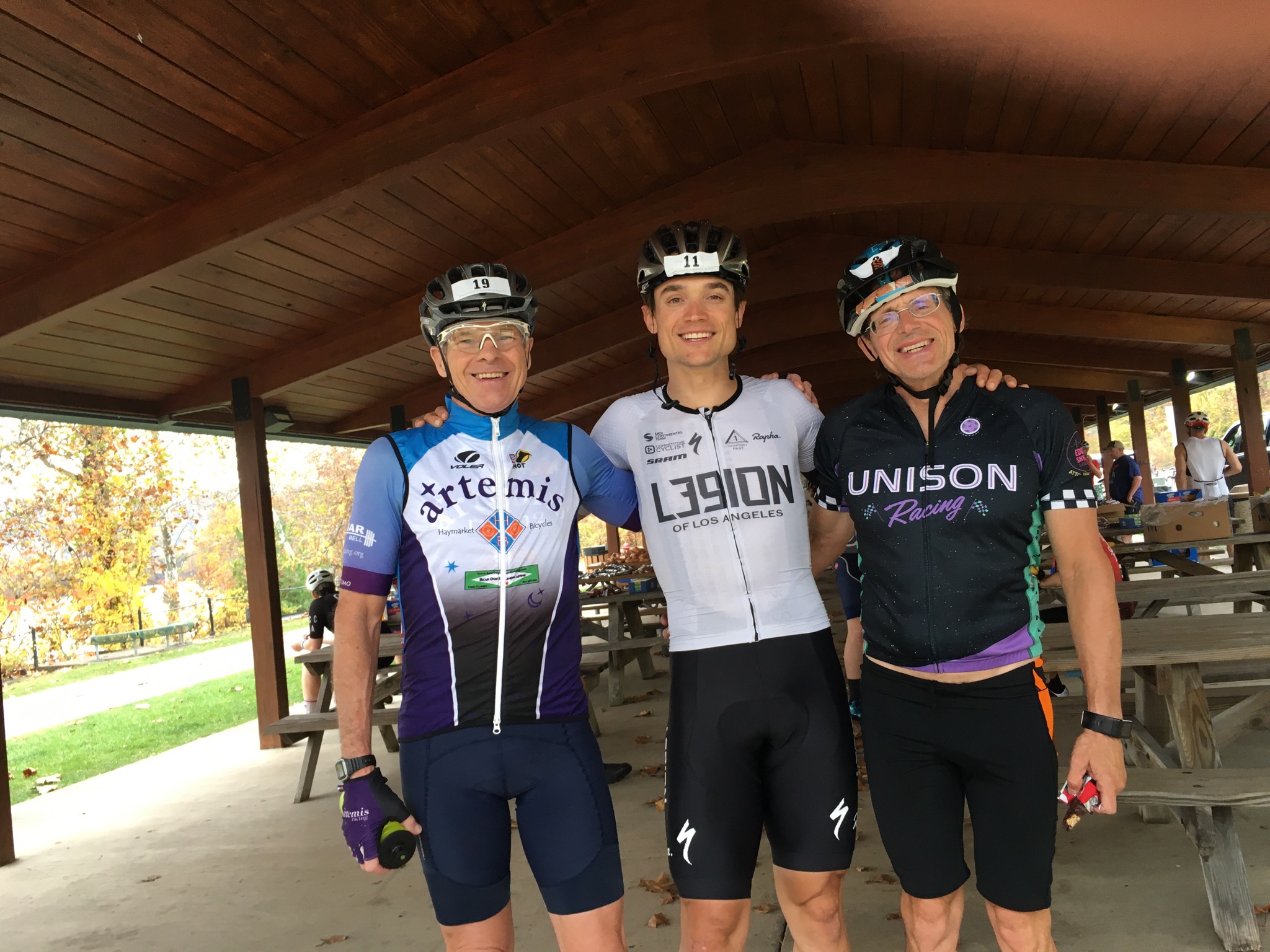 Hearn, Carpenter and Brockenbrough at Lunch Stop